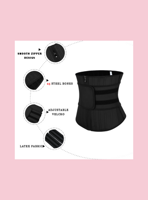 Waist Trainer Band | Steel Snatched Waist Trainer | TheFitFineFlawless