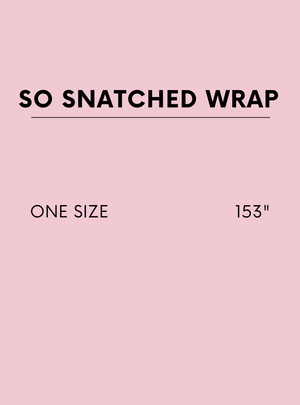 Waist Trainer Wrap | So Snatched Wrap | TheFitFineFlawless